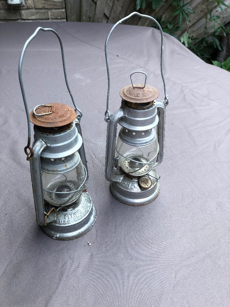 2 stormlantaarns, Ophalen of Verzenden, Gebruikt