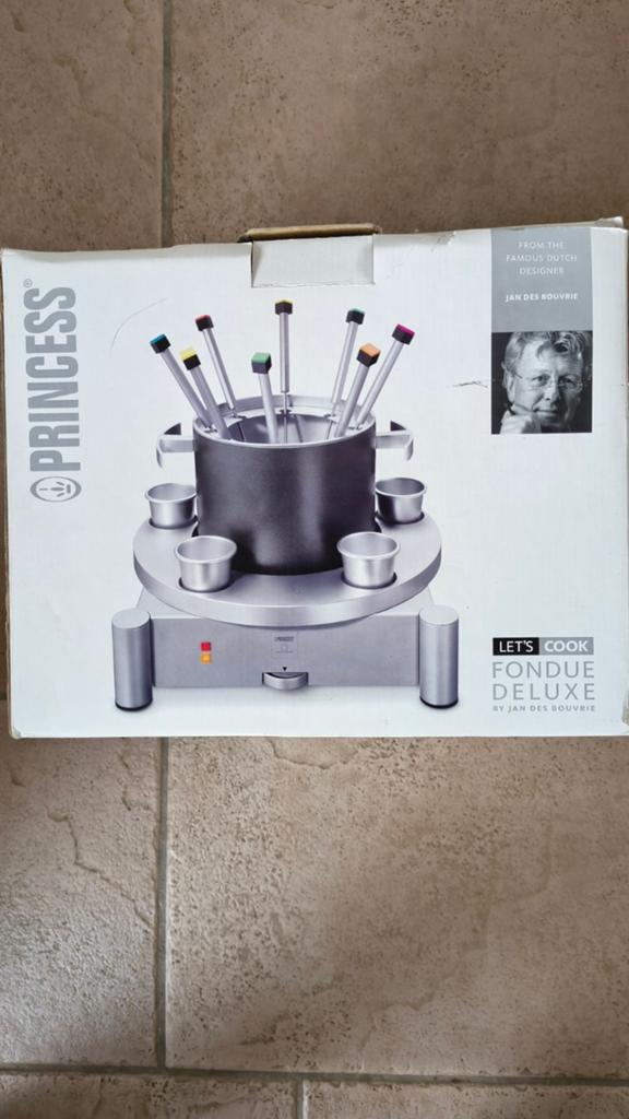 Princess Fondue Deluxe by Jan des Bouvrie - Nieuw, Ophalen of Verzenden, Nieuw, Elektrisch, Fondueset