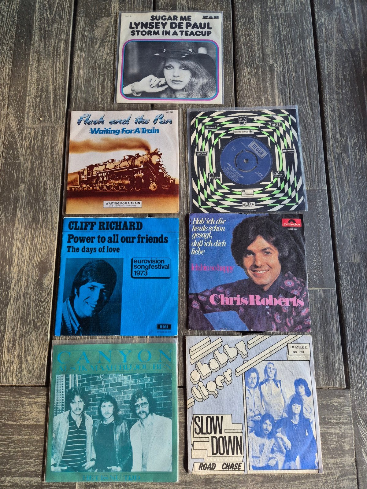 Diverse oude singeltjes., Gebruikt, 7 inch, Ophalen of Verzenden, Pop