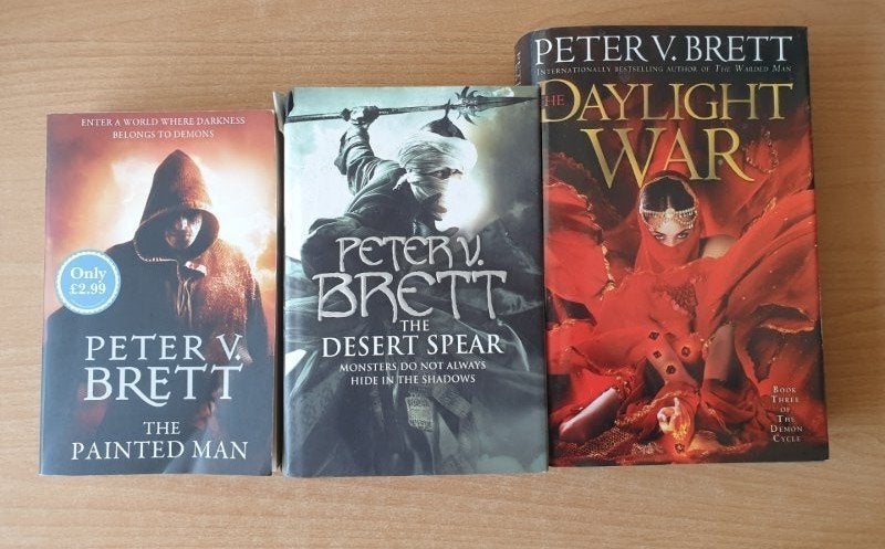 Peter V. Brett - 3x The Demon Cycle, Verzenden, Gelezen, Peter V. Brett