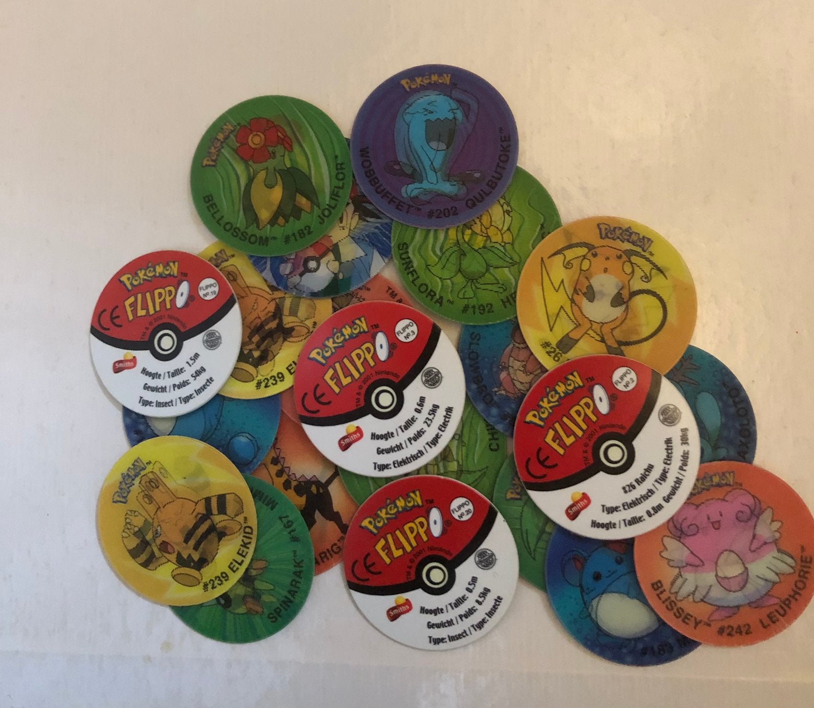 Pokemon flippo, Ophalen of Verzenden, Losse flippo's