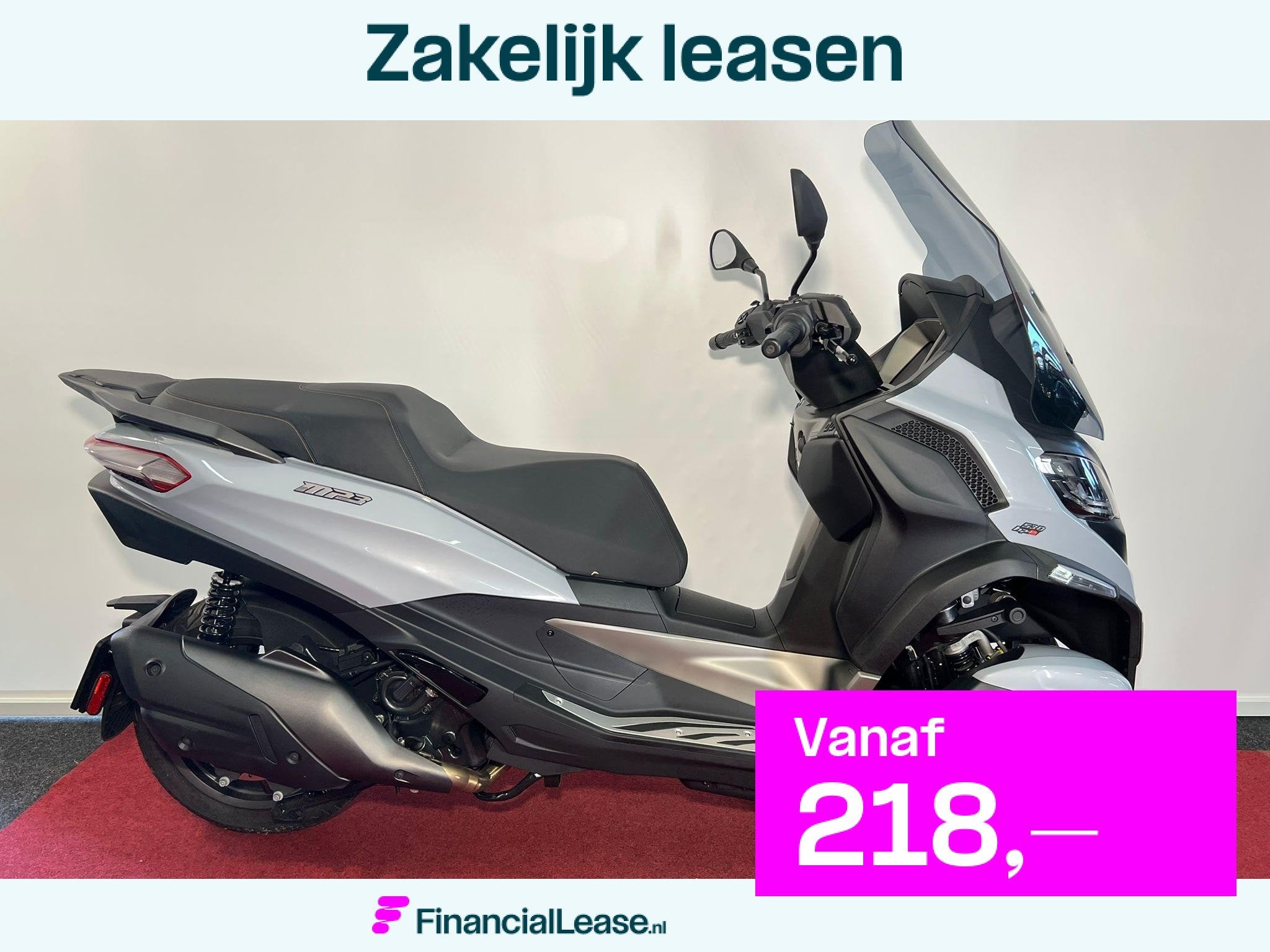 Piaggio MP3 530 HPE Exclusive ABS Primeur! NIEUWSTE KLEUR!, Traction Control, Bedrijf, 12 t/m 35 kW, Scooter