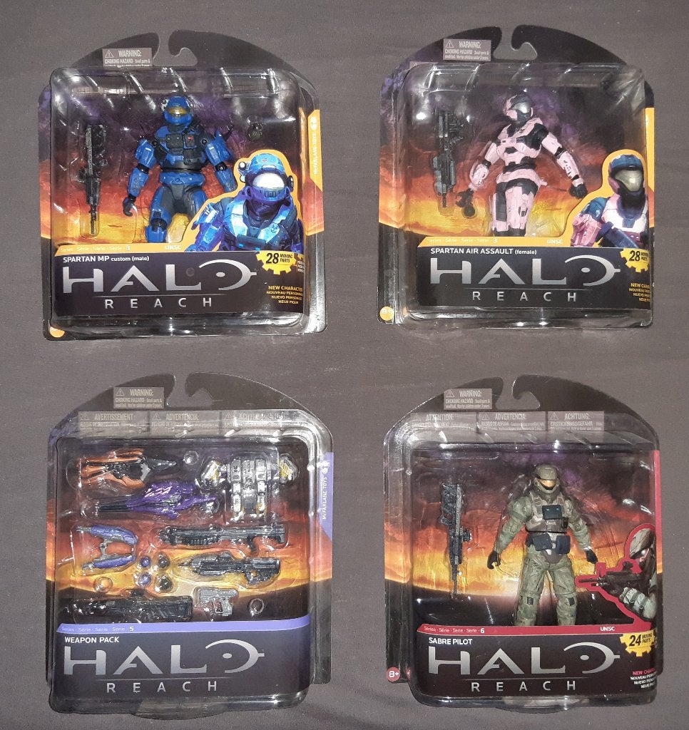 McFarlane Toys Halo Spartan en Sabre pilot figuur figuren, Verzamelen, Poppetjes en Figuurtjes, Verzenden, Nieuw