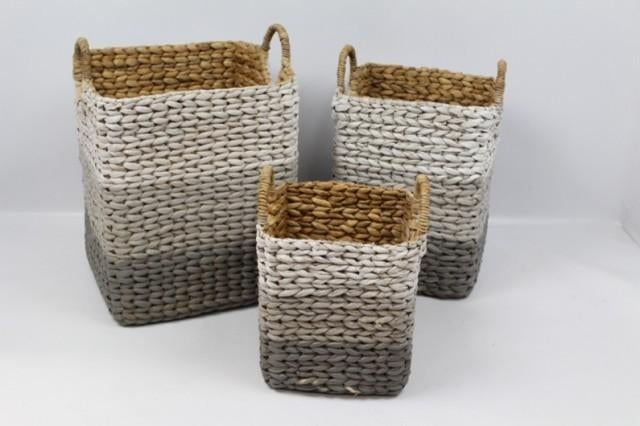HSM Collection Mand, Huis en Inrichting, Woonaccessoires | Schalen en Manden, Overige materialen, Mand, Vierkant, Ophalen of Verzenden