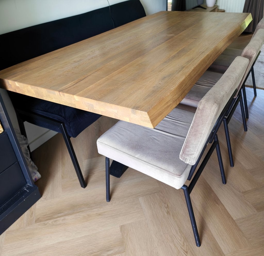 Eettafel 5+ personen, Ophalen, Gebruikt, Eikenhout, 200 cm of meer
