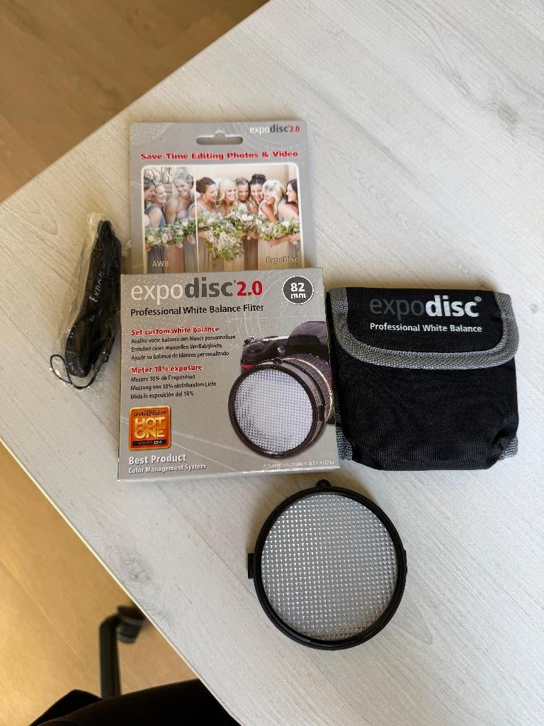 ExpoDisc 2.0 witbalans filter 82mm, Overige merken, Overige typen, Ophalen of Verzenden, Zo goed als nieuw