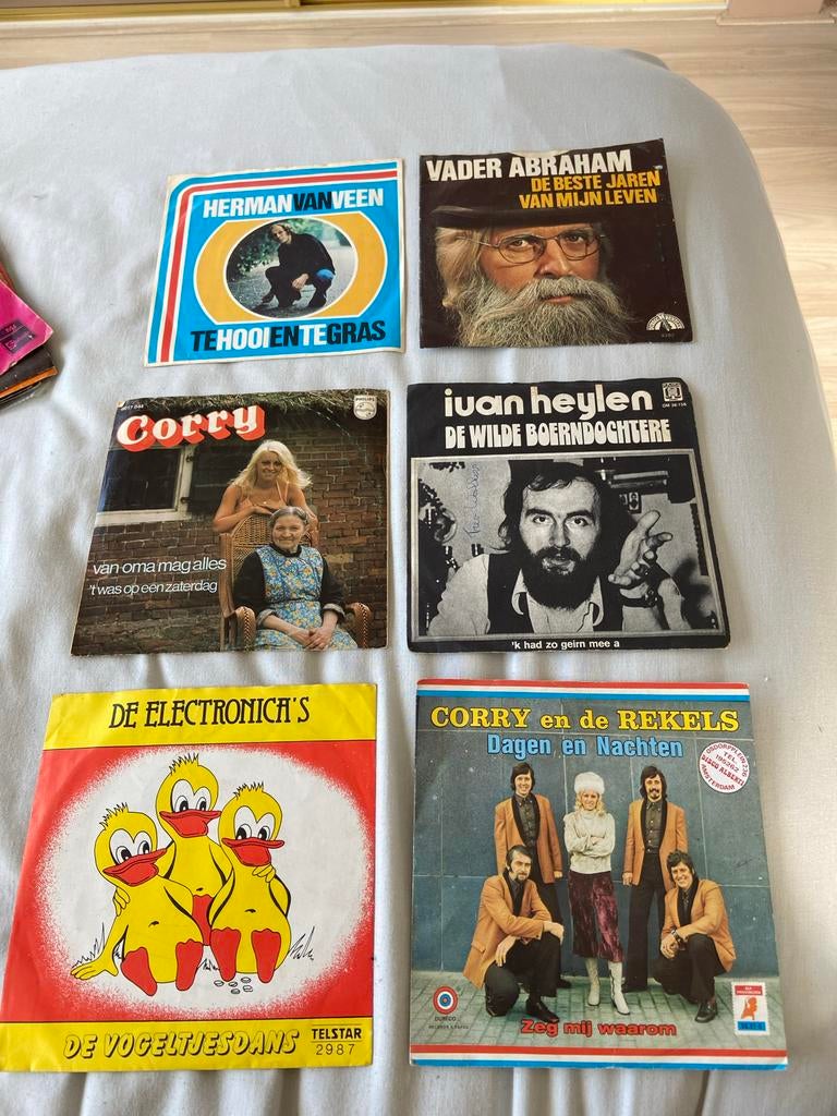 Diverse Nederlandstalige Singles, Cd's en Dvd's, Vinyl Singles, Ophalen, Gebruikt, Nederlandstalig, Single