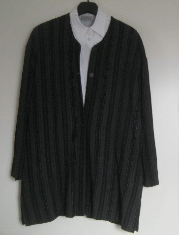 Linnen zomerjas XL zwart merk Sandwich, Zwart, Maat 46/48 (XL) of groter, Ophalen of Verzenden, Zo goed als nieuw