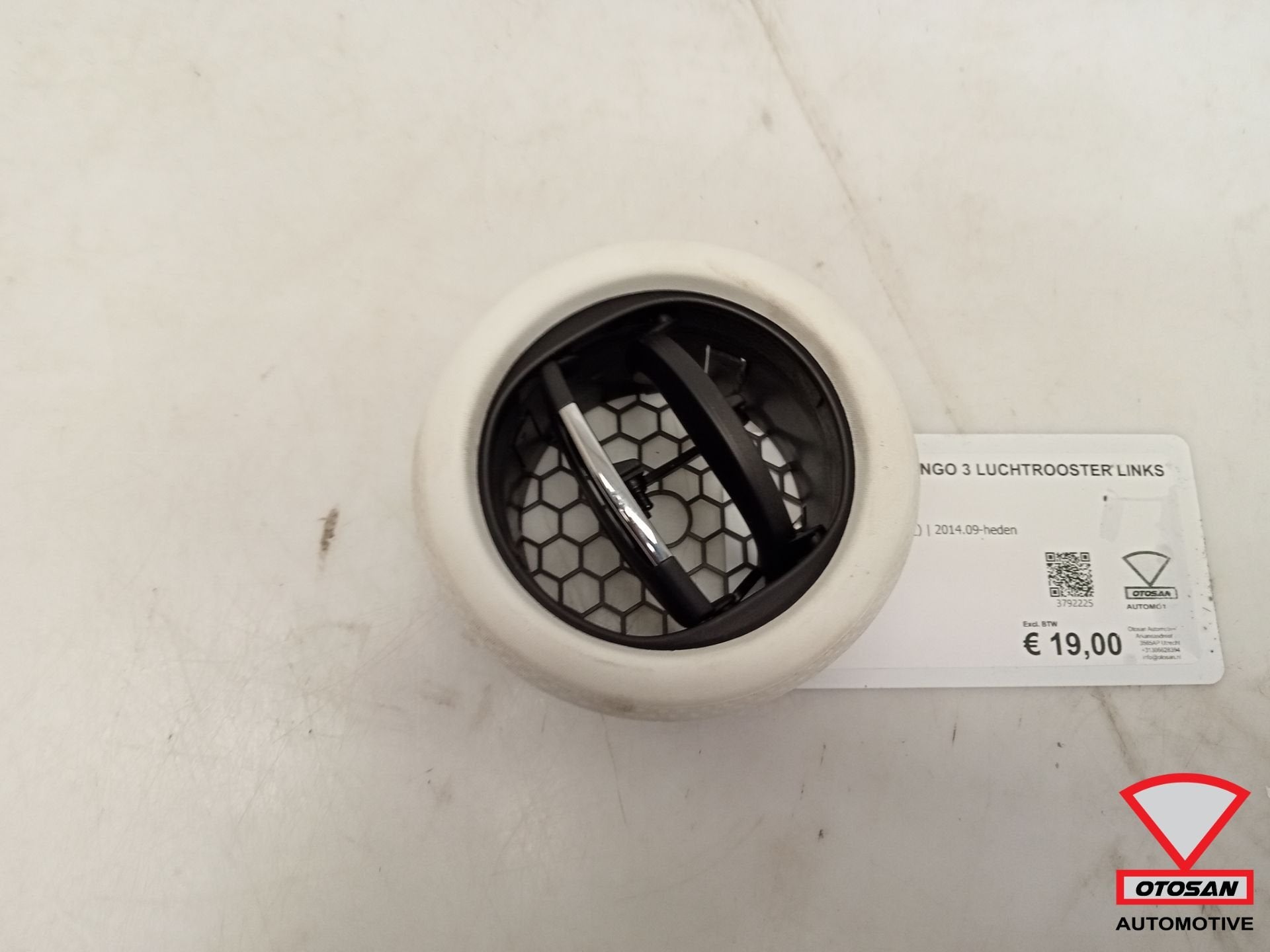 Renault Twingo 3 2014+ Luchtrooster Links Dashboard 68760391, Renault Group, Gebruikt, Contact.group@renault.com, Renault