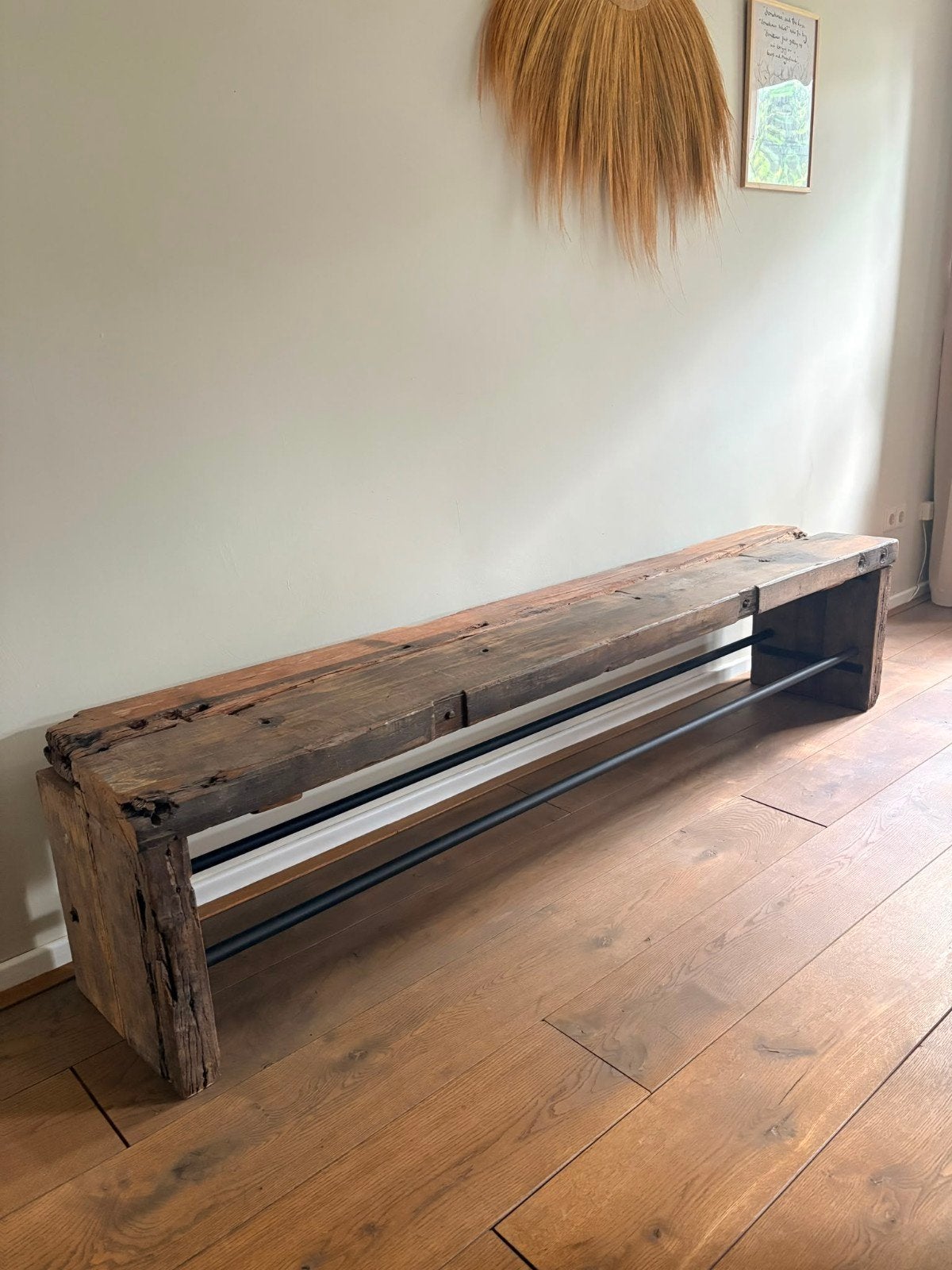 Houten tv meubel, Ophalen, Gebruikt