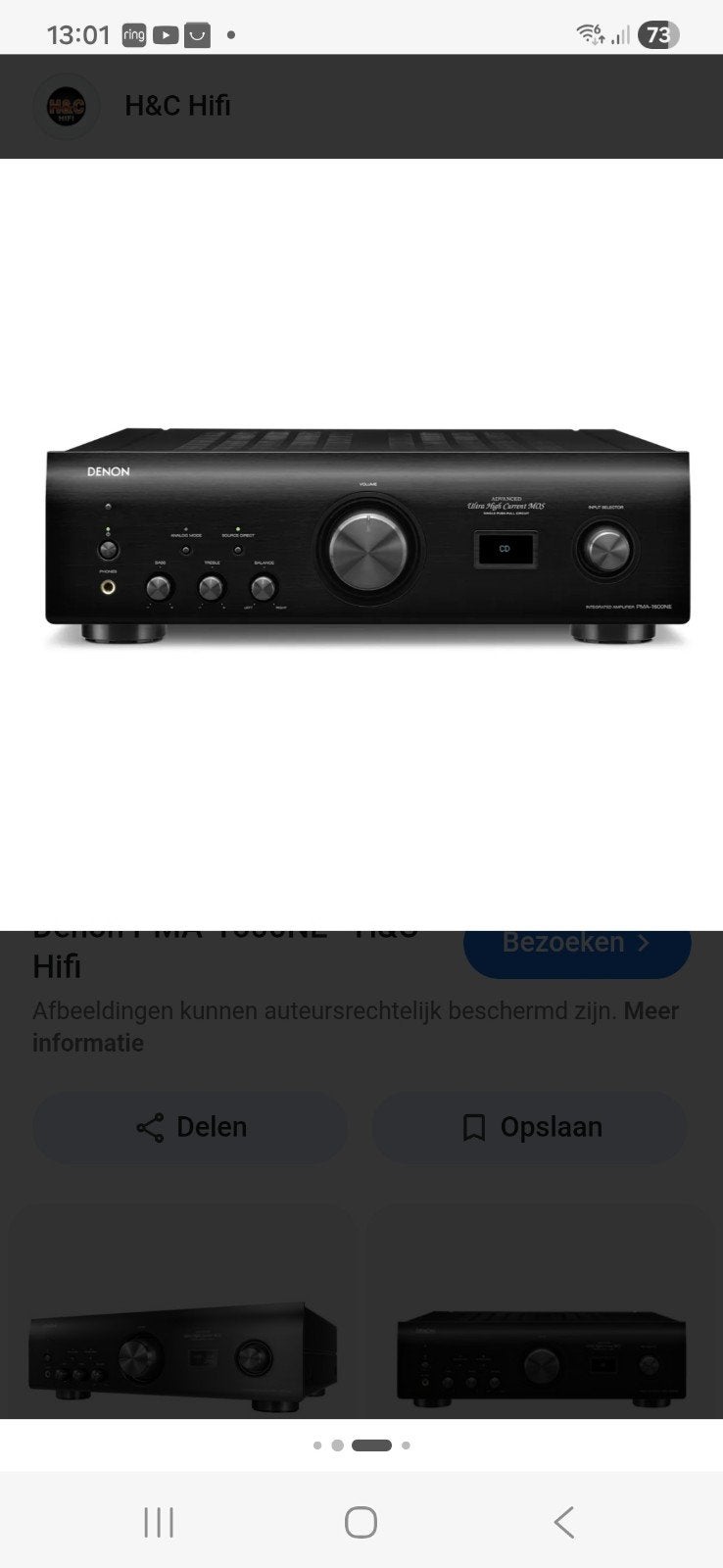 gezocht denon pma 1700ne of 1600ne, Ophalen, 120 watt of meer, Denon