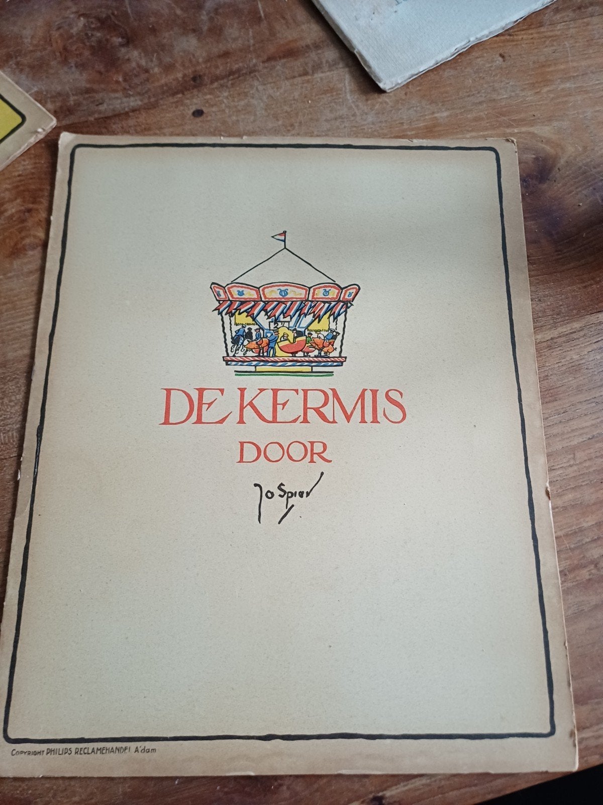De Kermis - Prentenboek Jo Spier, Ophalen of Verzenden, Gelezen, Jo Spier
