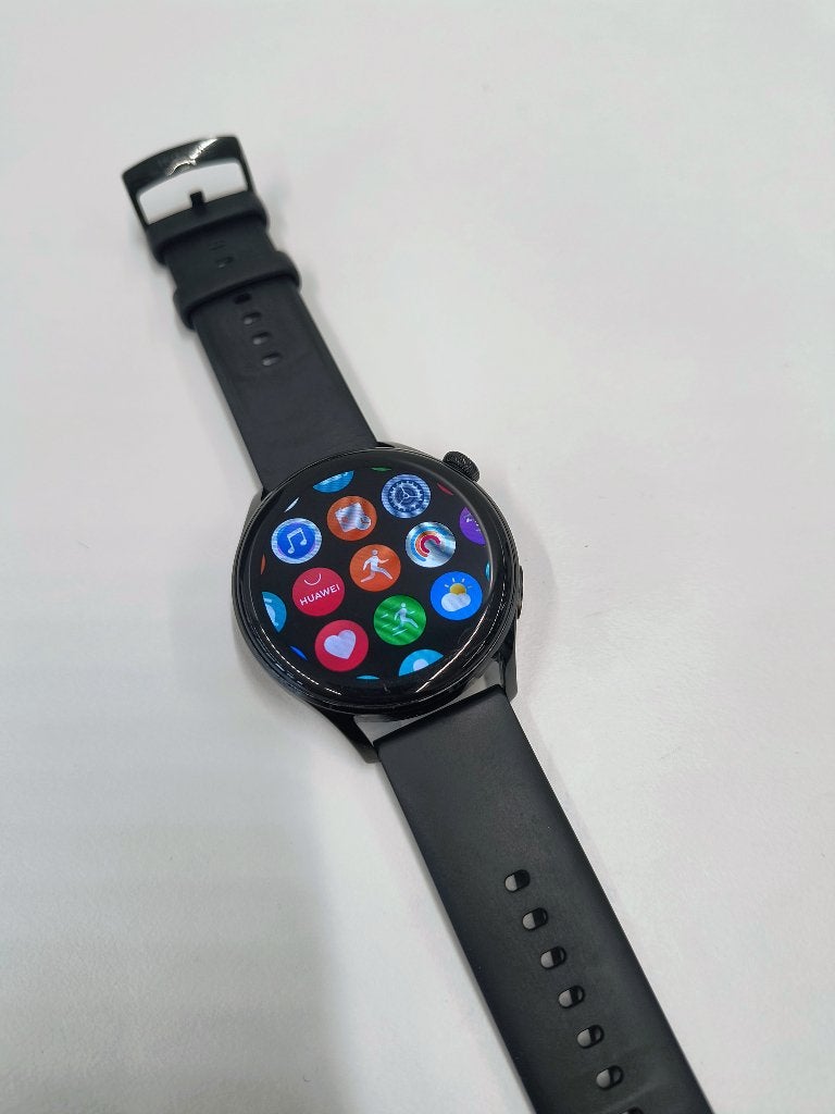 Huawei Watch 3 - eSIM - 46 mm - Black, HUAWEI, Zwart, Ophalen of Verzenden, Zo goed als nieuw