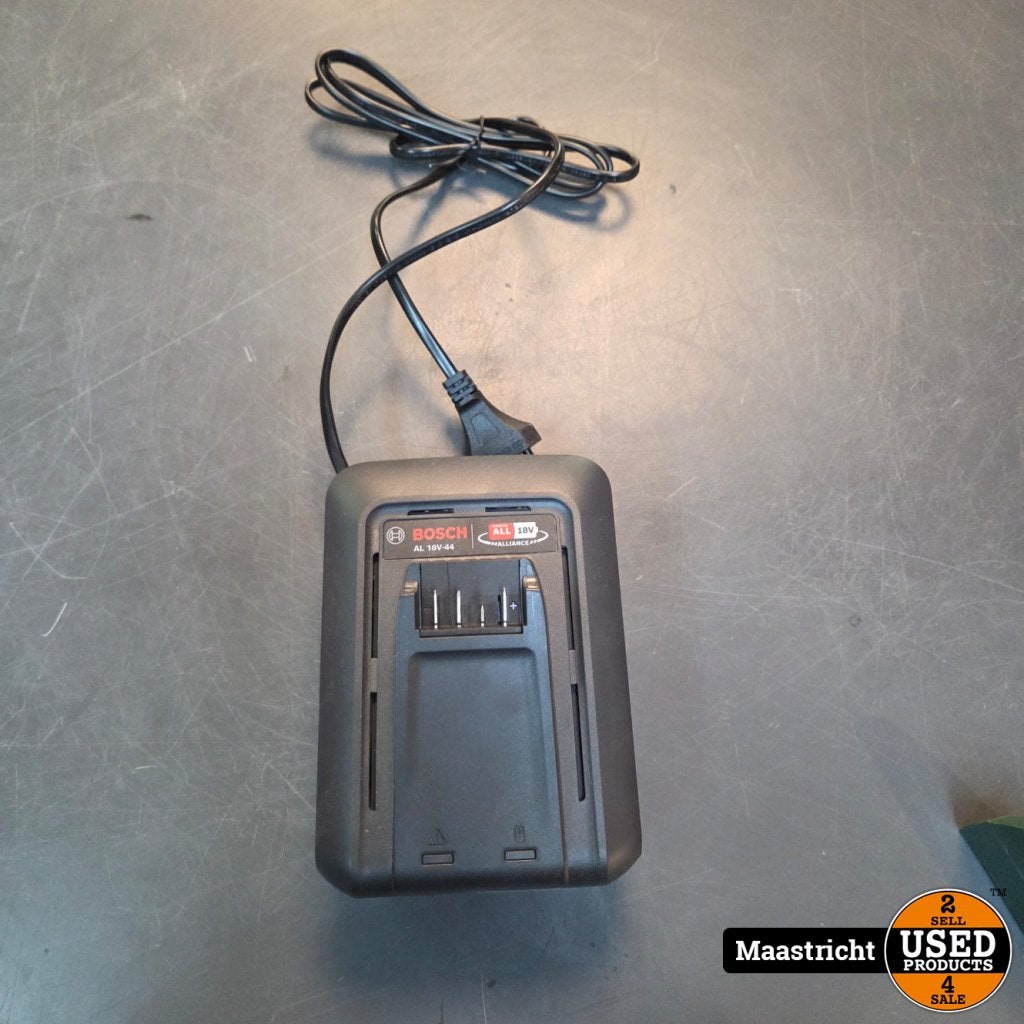 Bosch Groen AL 18V-44 - 45-min lader, Bosch, Gebruikt, Support@bosch.com, Robert Bosch GmbH
Robert-Bosch-Platz 1
70839 Gerlingen-SchillerhÃ¶he
Germany