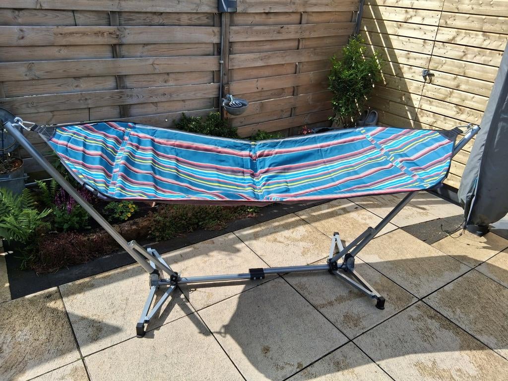 Inklapbare hangmat, Tuin en Terras, Hangmatten, Ophalen of Verzenden, Zo goed als nieuw