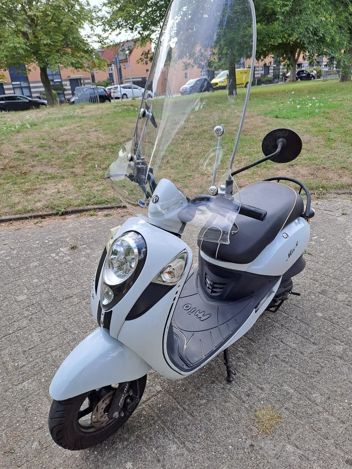 Sym Mio scooter - Wit, Ophalen, Gebruikt, Benzine, SYM