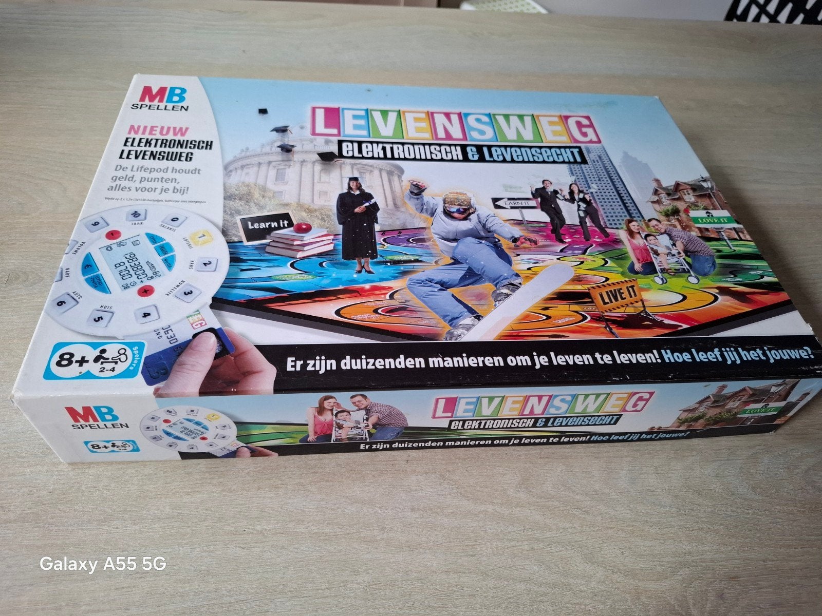 Levensweg Elektronisch & Levensecht Bordspel, MB Spellen, Ophalen of Verzenden, Zo goed als nieuw, Consumercare@hasbro.co.uk