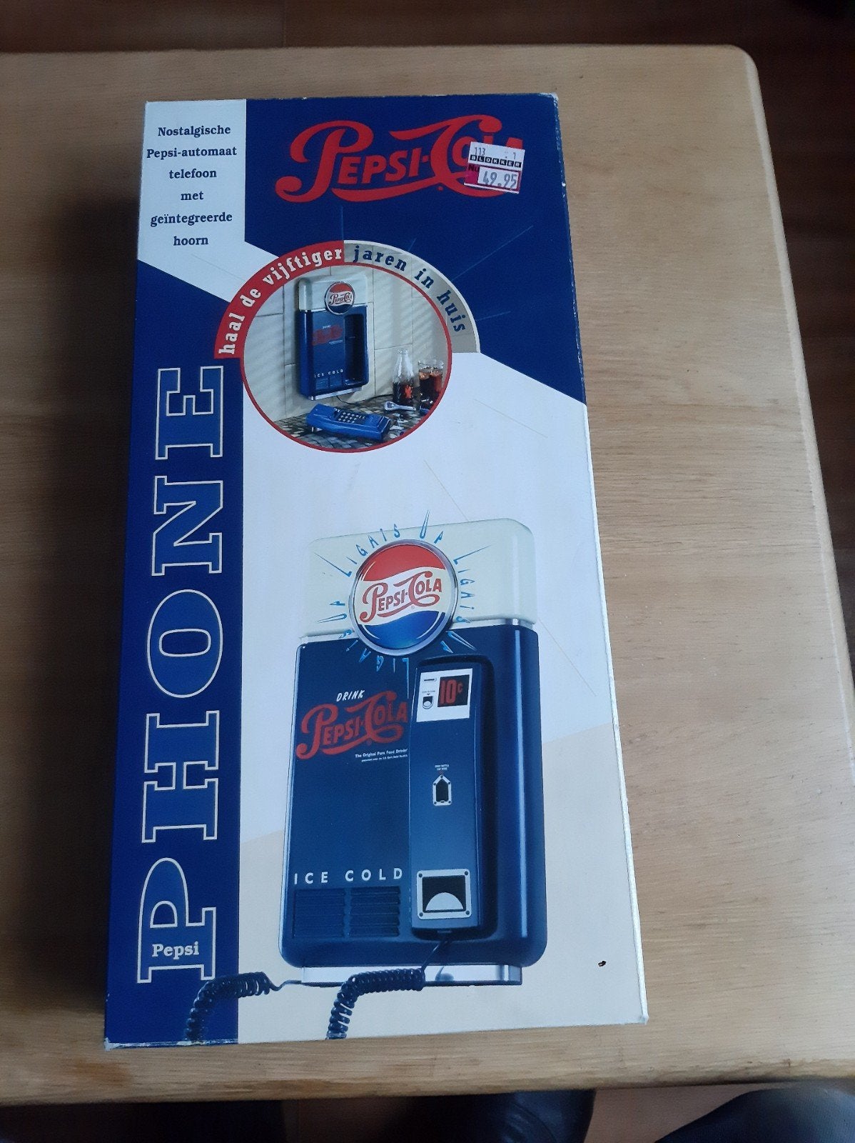 Pepsi-Cola telefoon vintage., Ophalen of Verzenden, Zo goed als nieuw, Overige typen