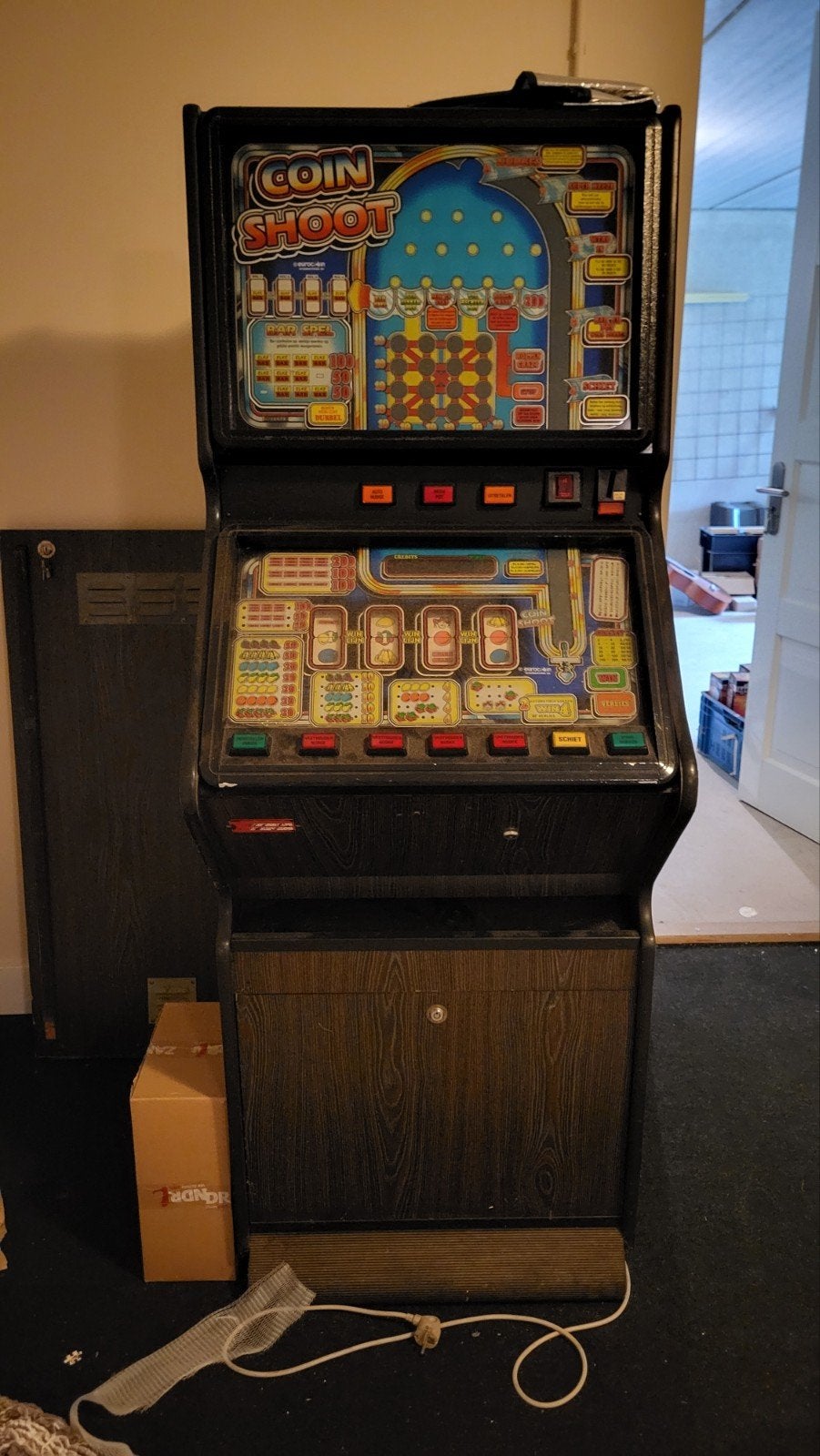 gokkast op guldens, Coin Shoot, Verzamelen, Gulden, Ophalen, Gebruikt