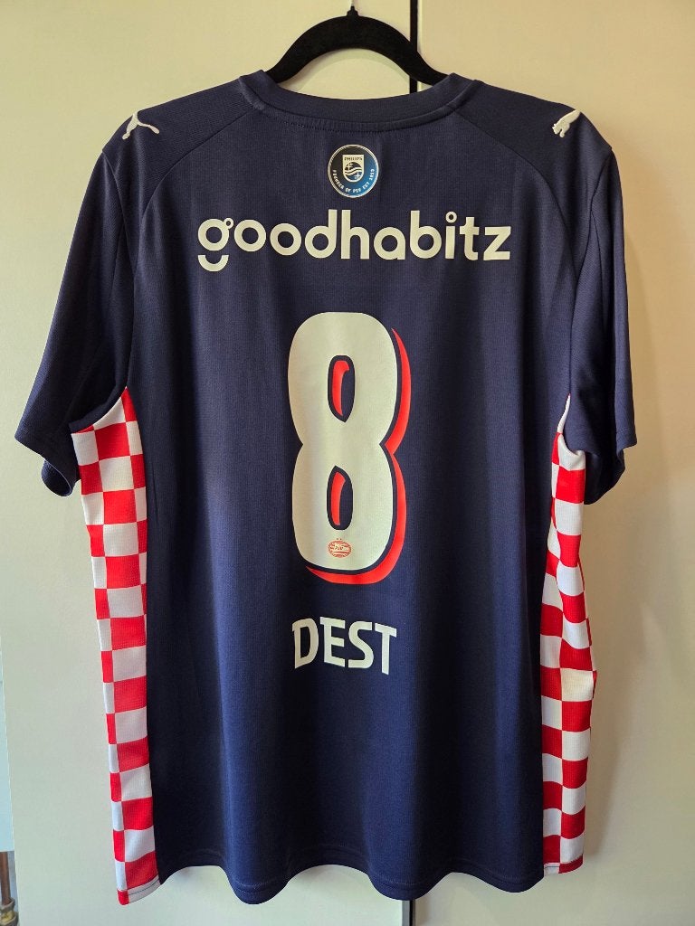 PSV Uit Shirt 2025 2026 maat L Dest, Maat L, Ophalen of Verzenden, Zo goed als nieuw, Shirt