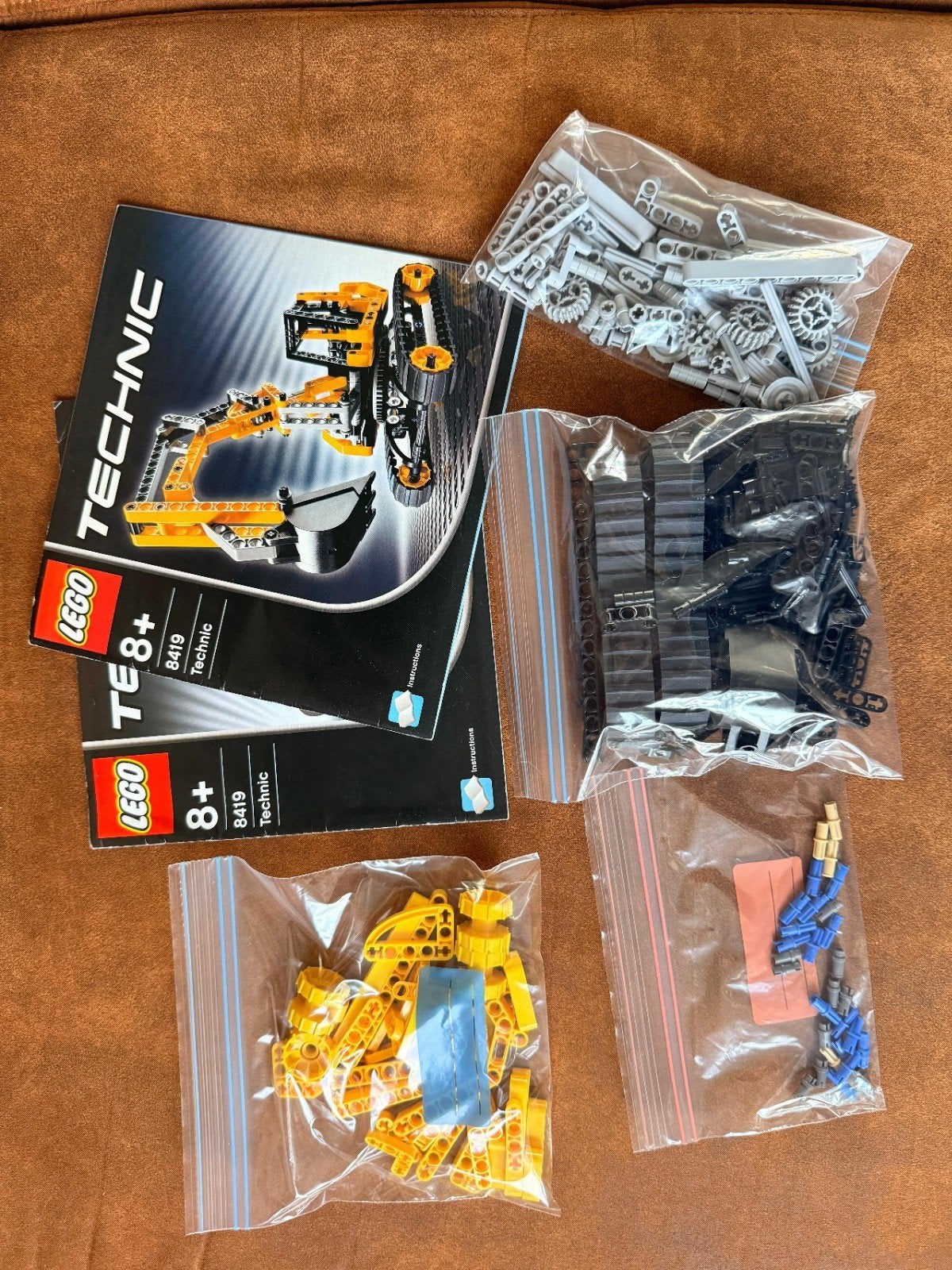 Lego Technic 8419 Graafmachine met instructies, Lego, Compleet, Ophalen of Verzenden, Zo goed als nieuw