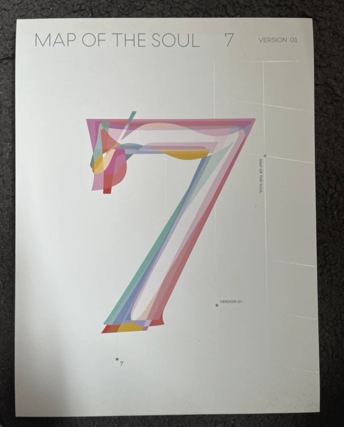 BTS Map of the Soul: 7 Album + Jin photocard, K-pop, Verzenden, Album, Gebruikt