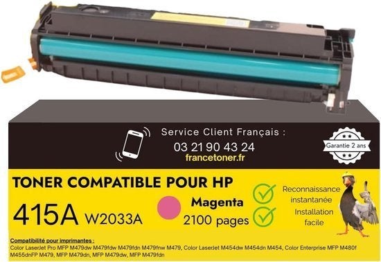 Magenta Tonercartridge – Toner Cartridge – Printercartridge, Corvance B.V., Verzenden, Nieuw, Corvancebol@gmail.com