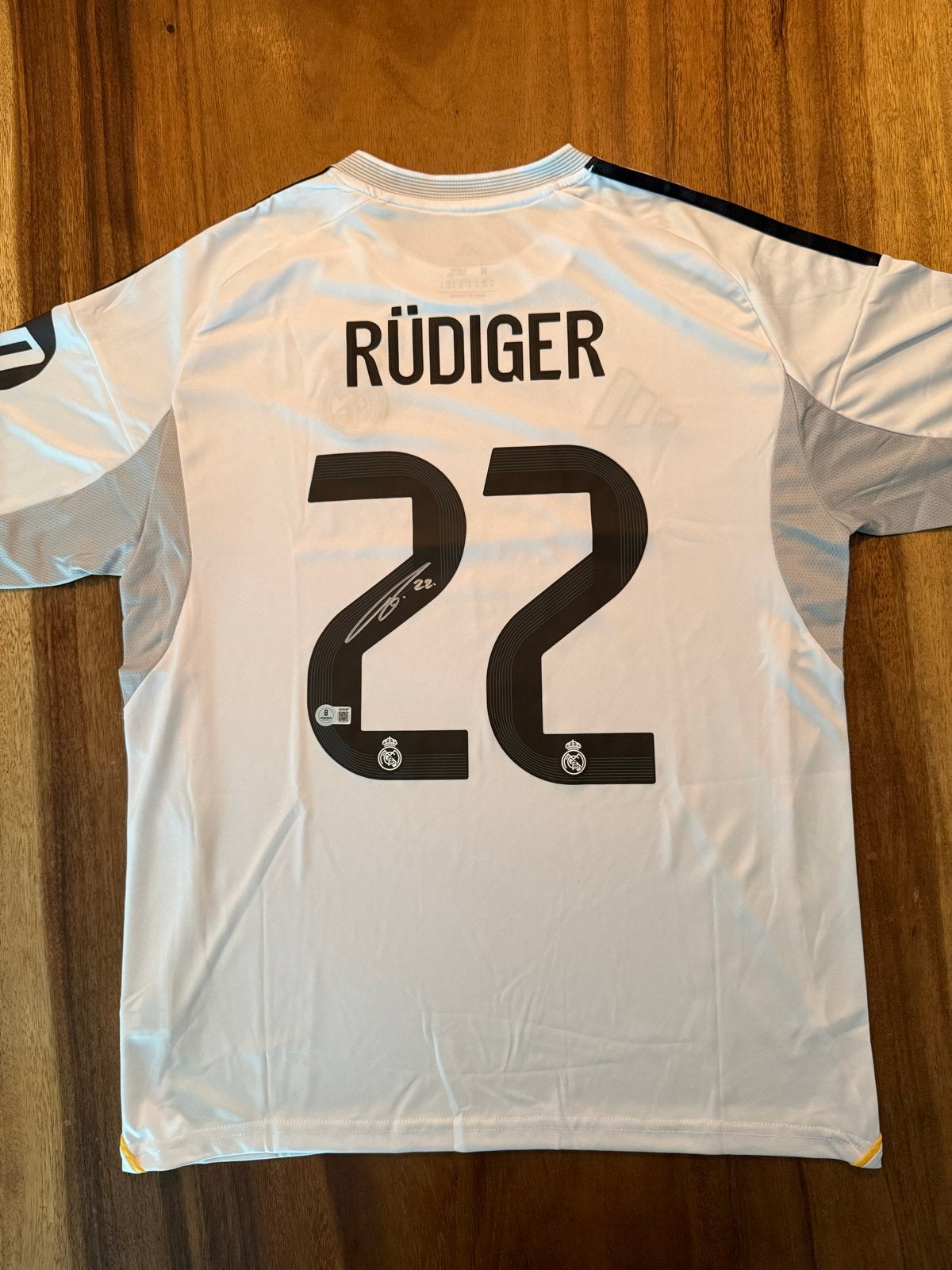 Gesigneerd Real Madrid Rüdiger shirt - Authenticated, Ophalen of Verzenden, Nieuw, Buitenlandse clubs, Shirt