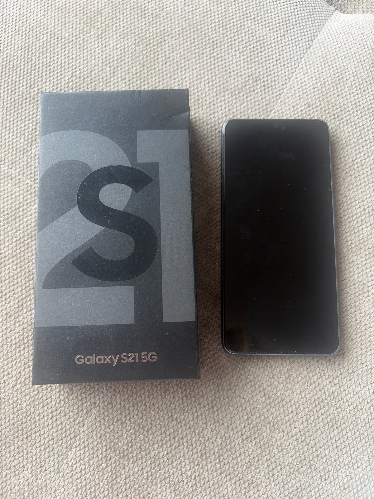 Samsung Galaxy S21 5G, Ophalen, Gebruikt, Zwart, Touchscreen