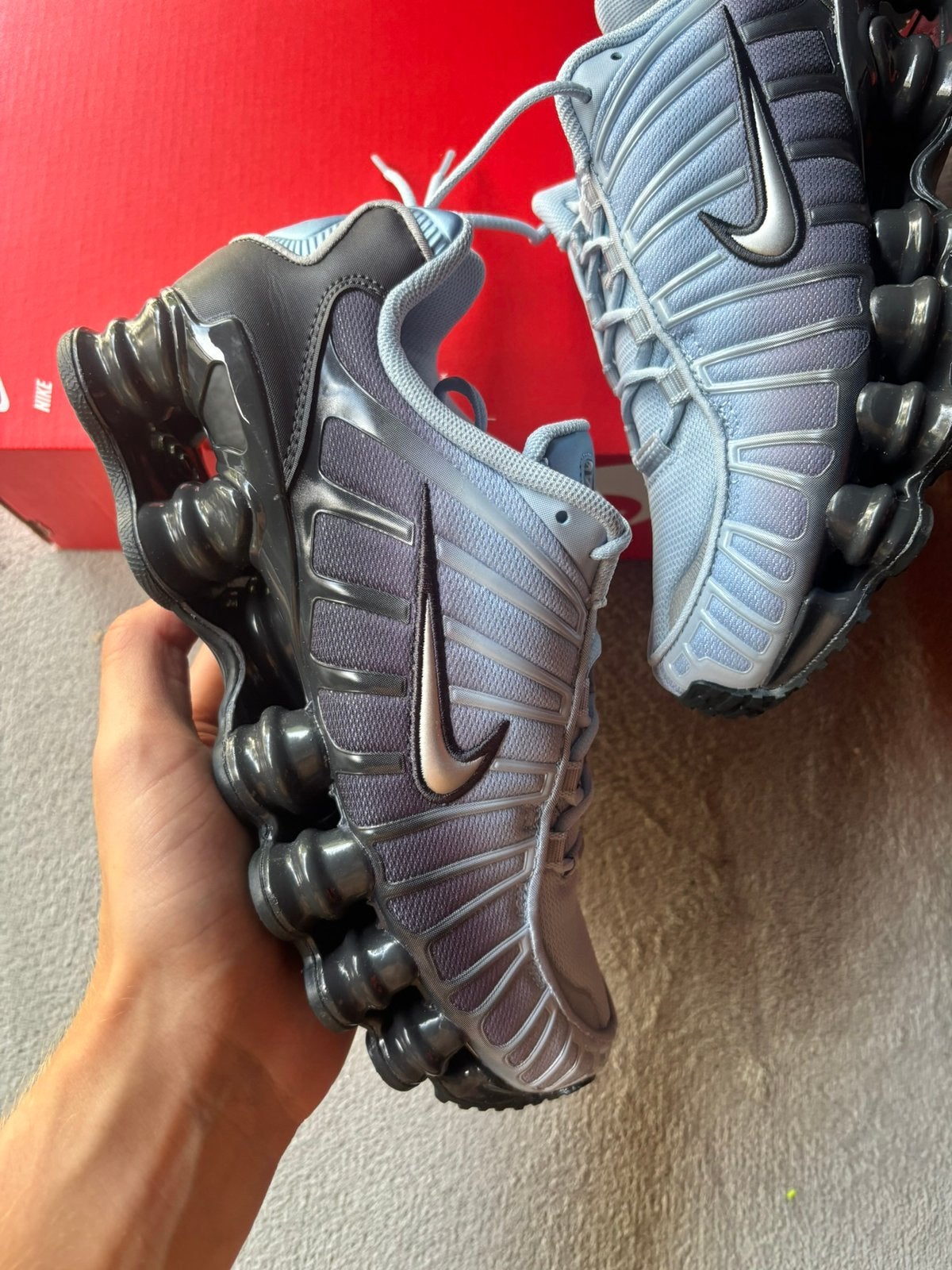 Nike shox tl blue anthracite - maat 38 - nieuw, J, Blauw, Nieuw, Ophalen of Verzenden