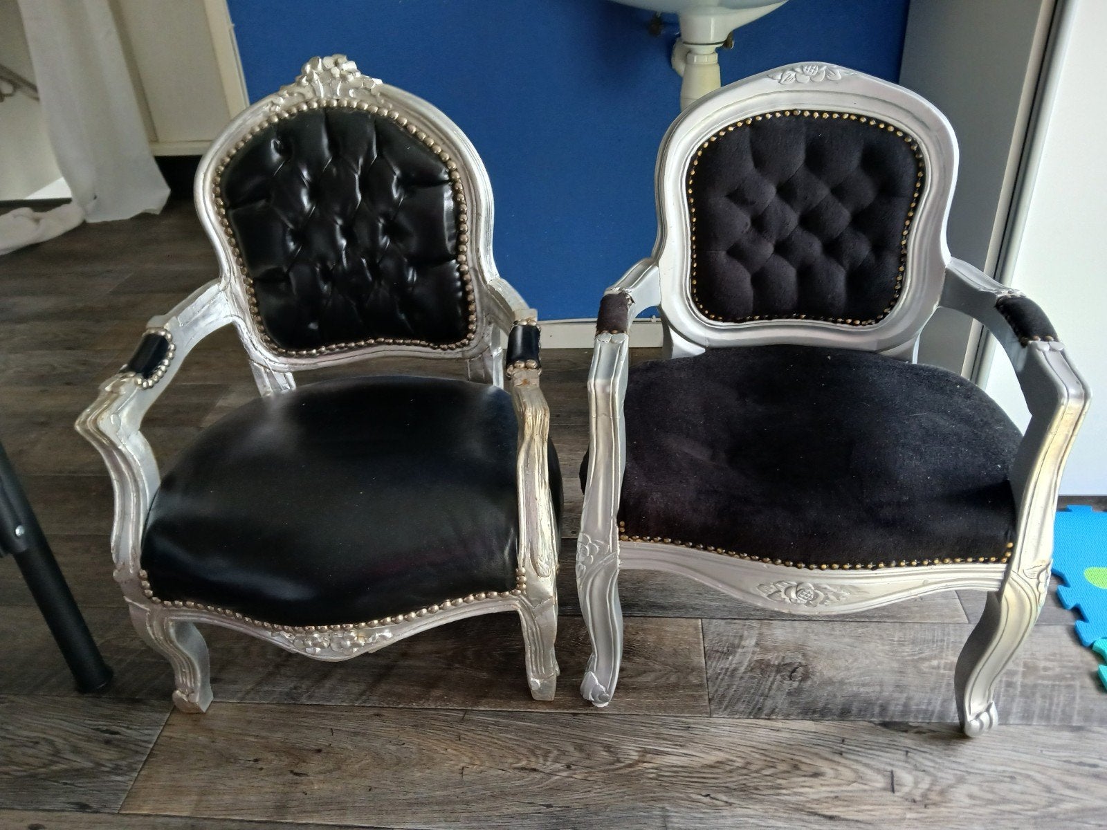 barok kinder stoelen, Ophalen