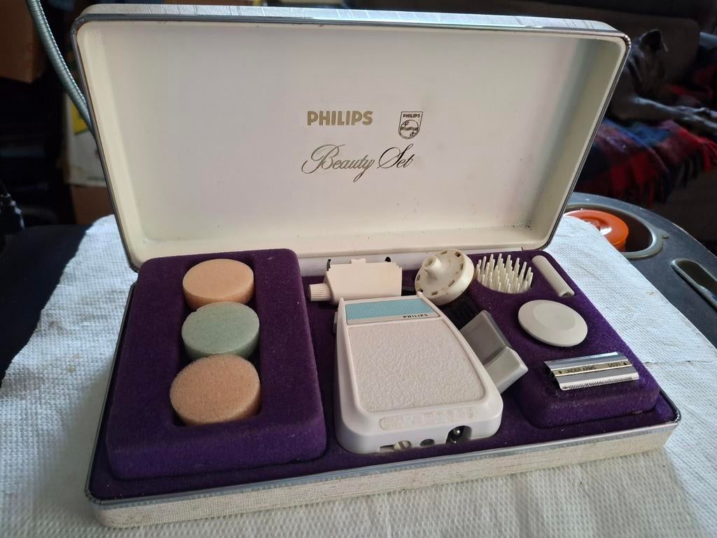 Vintage Philips Beauty Set - Compleet in originele koffer, Ophalen of Verzenden, Gebruikt, Overige typen