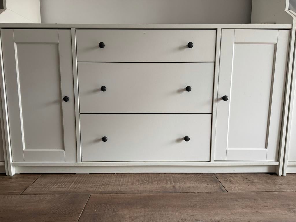 Buffetkast Ikea HAUGE, Gebruikt, 100 tot 150 cm, Ophalen of Verzenden, Met lade(s)