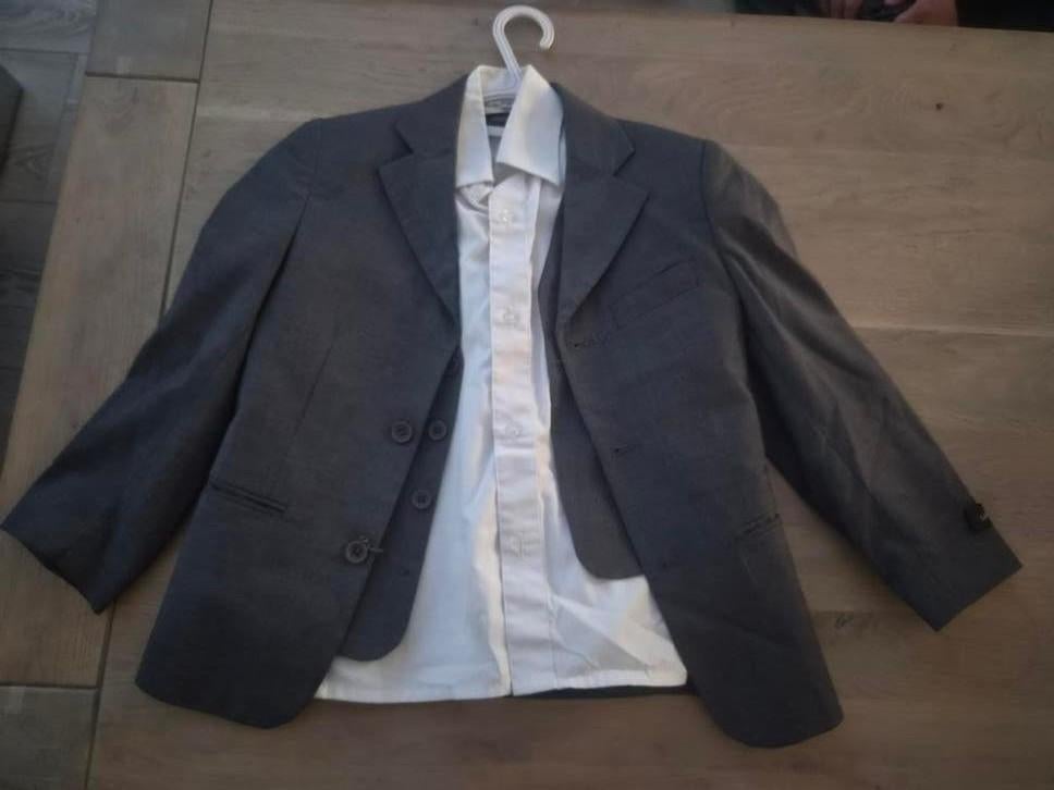 Compleet Pak Jongen 3-4 jaar: Overhemd, Broek, Gilet, Jasje, Ophalen of Verzenden, Zo goed als nieuw, Onbekend, Jongen