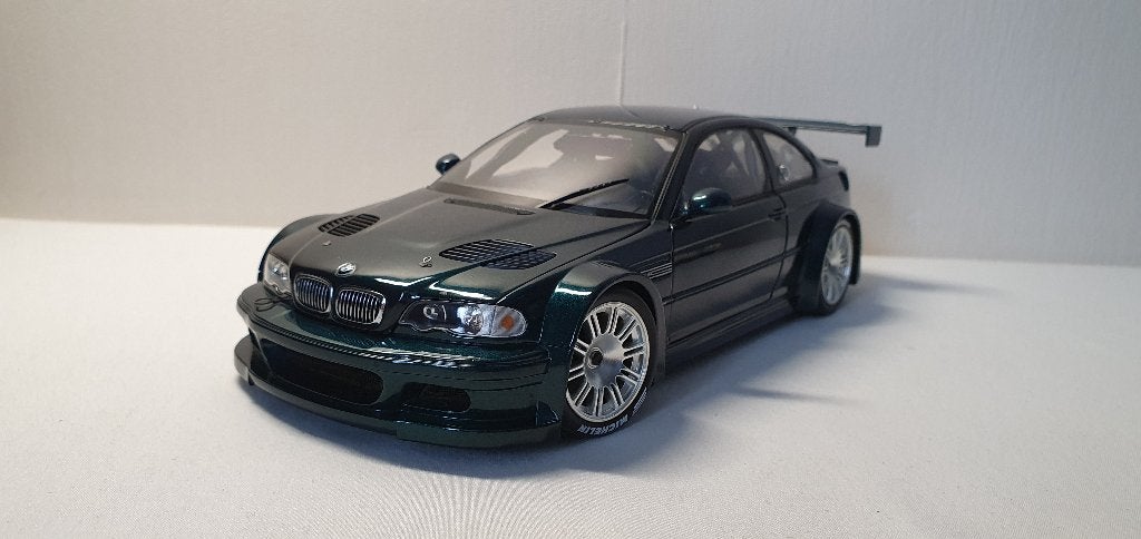 Minichamps BMW M3 E46 GTR street Dealer Edition, Ophalen, Zo goed als nieuw, Auto, MiniChamps