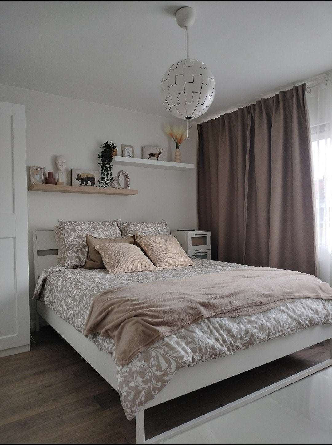 IKEA PS 2014 Hanglamp - Wit/Zilver - Red Dot Design, Kunststof, Zo goed als nieuw, Modern, Design, Scandinavisch, E27 (groot)
