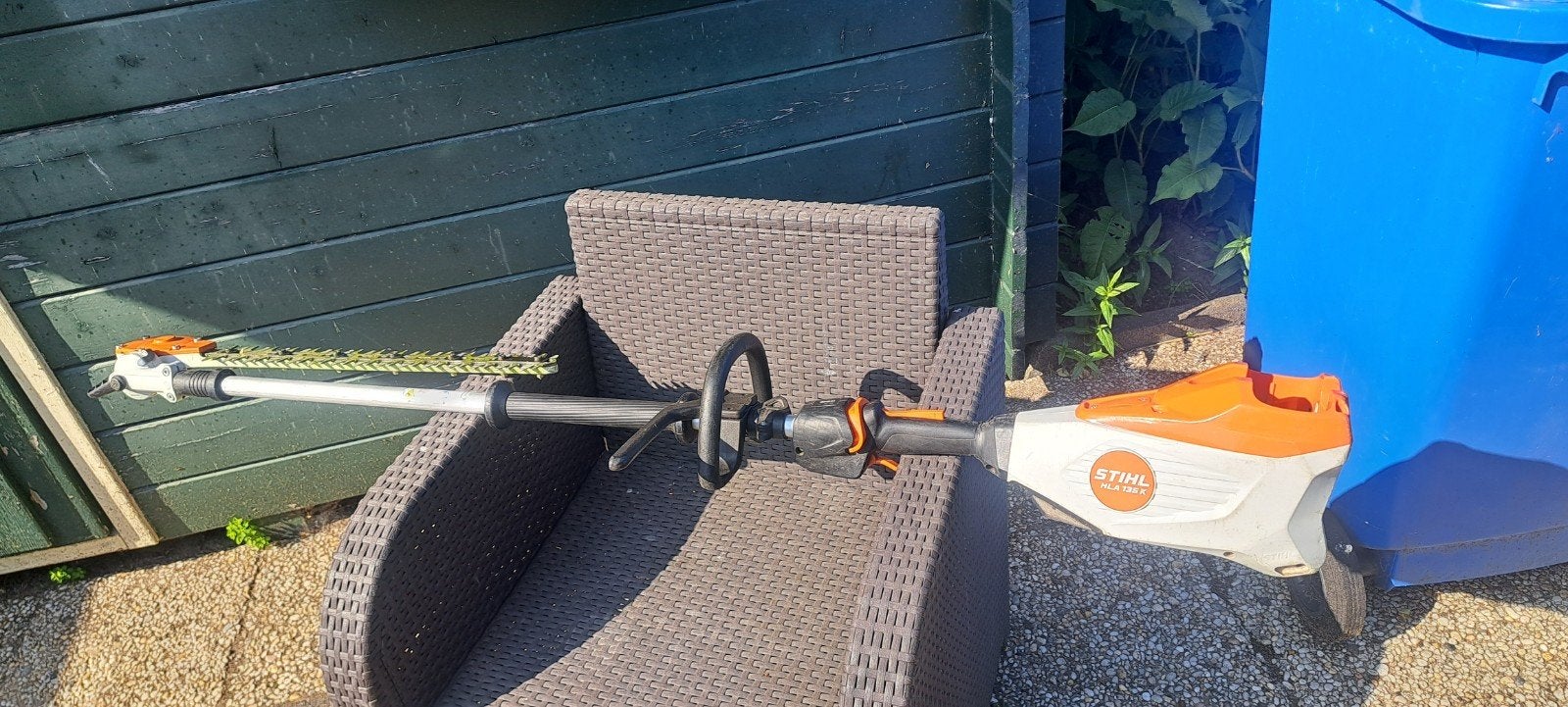 Stihl stokheggenschaar HLA 135k body te koop, Ophalen, Gebruikt, Accu, Stihl