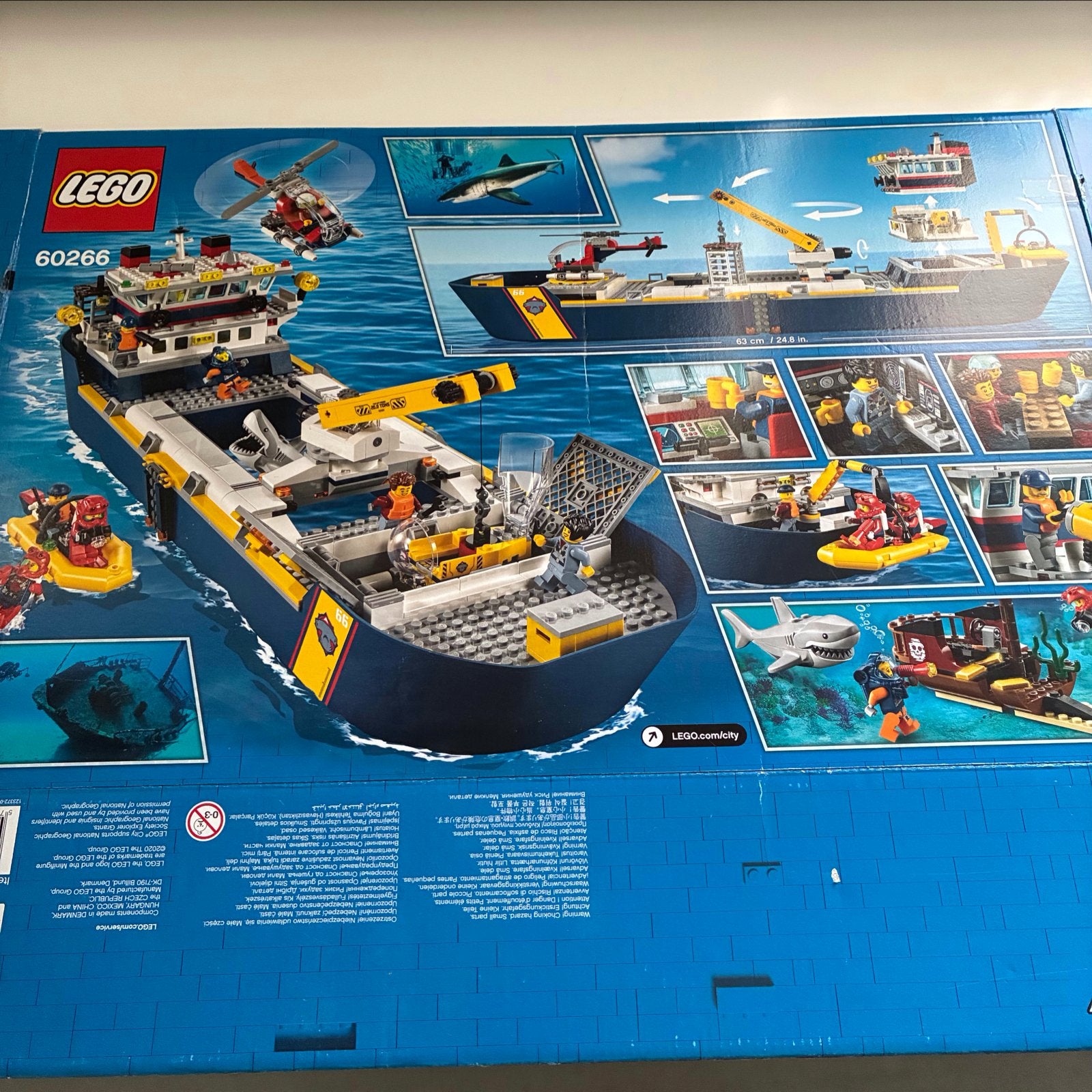 Lego City 60266 Oceaan Onderzoeksschip, Ophalen, Compleet, City, Lego