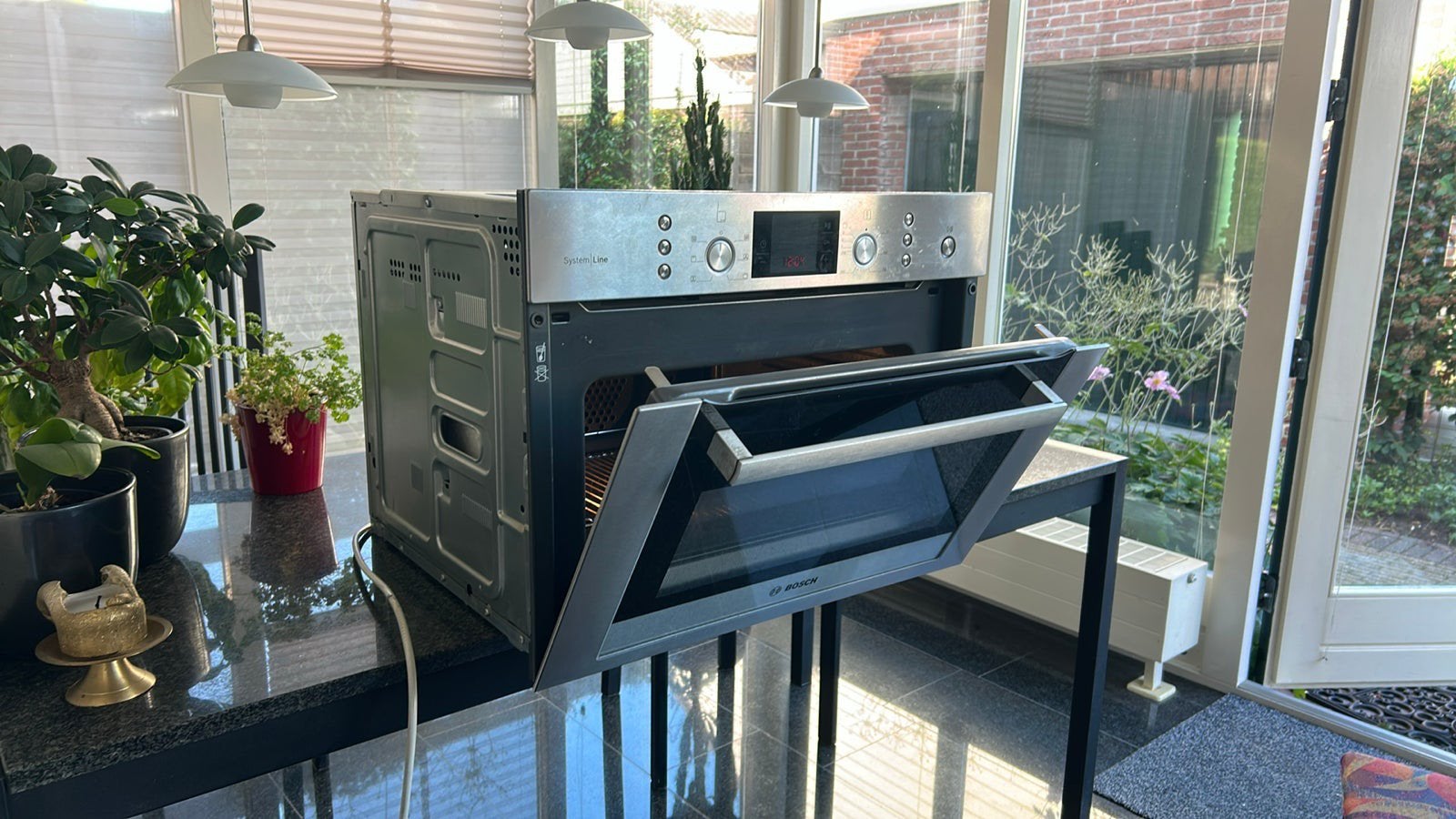 Bosch magnetron / oven CMA583MS0, Witgoed en Apparatuur, Ophalen, 45 tot 50 cm, Bosch, Inbouw