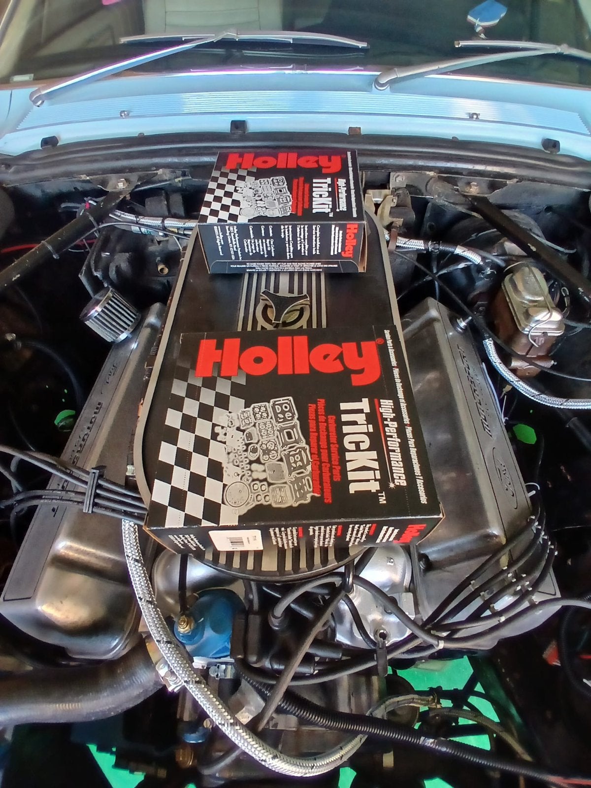 Holley Dual Quad Carburateur Set - Gereviseerd, Auto-onderdelen, Motor en Toebehoren, Ophalen of Verzenden, Gebruikt, Overige automerken
