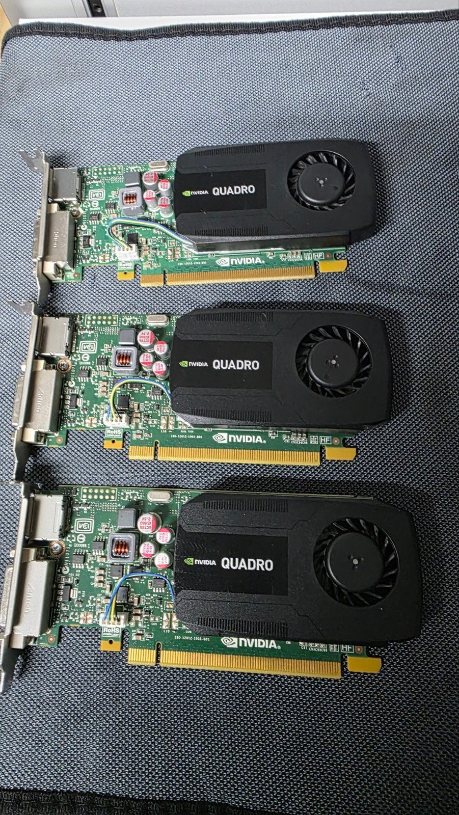 3x nvidia quadro, Ophalen of Verzenden, GDDR5, PCI-Express 3, DVI