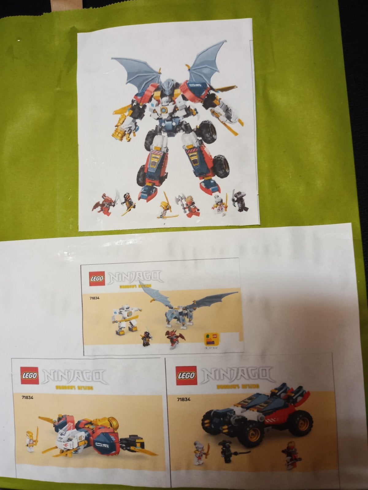 Lego Ninjago 71834 Zane's Ultra Combiner Mech., Ophalen of Verzenden, Zo goed als nieuw