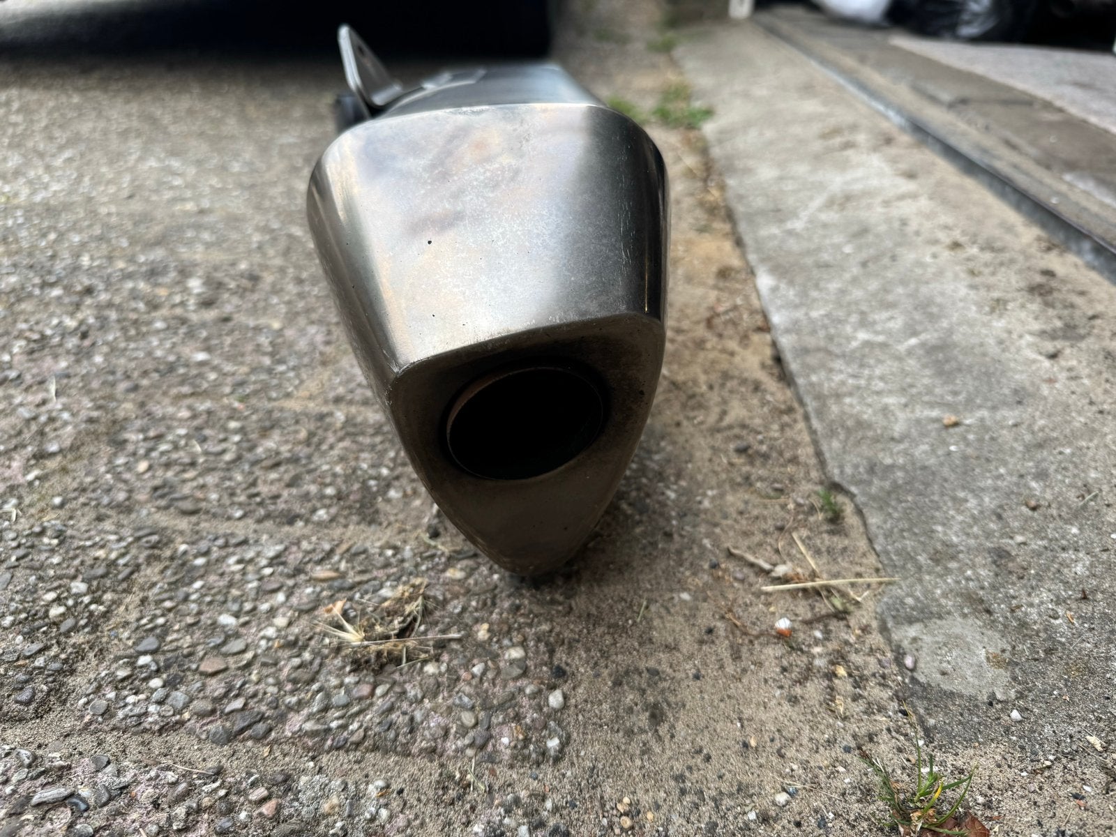 Suzuki Titanium Uitlaatdemper - Gebruikt, Motoren, Ophalen of Verzenden, Gebruikt