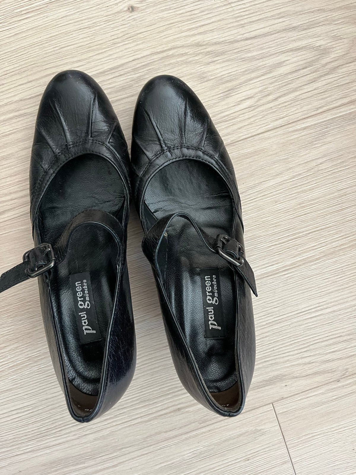 Paul Green zwarte pumps met bandje - maat 37,5, Ophalen, Gedragen, Zwart, Pumps