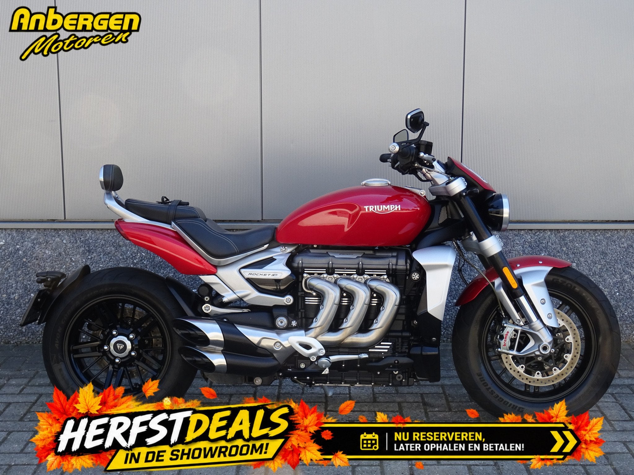 Triumph ROCKET R (bj 2019), Motoren, 2500 cc, Naked bike, Gebruikt, Bedrijf