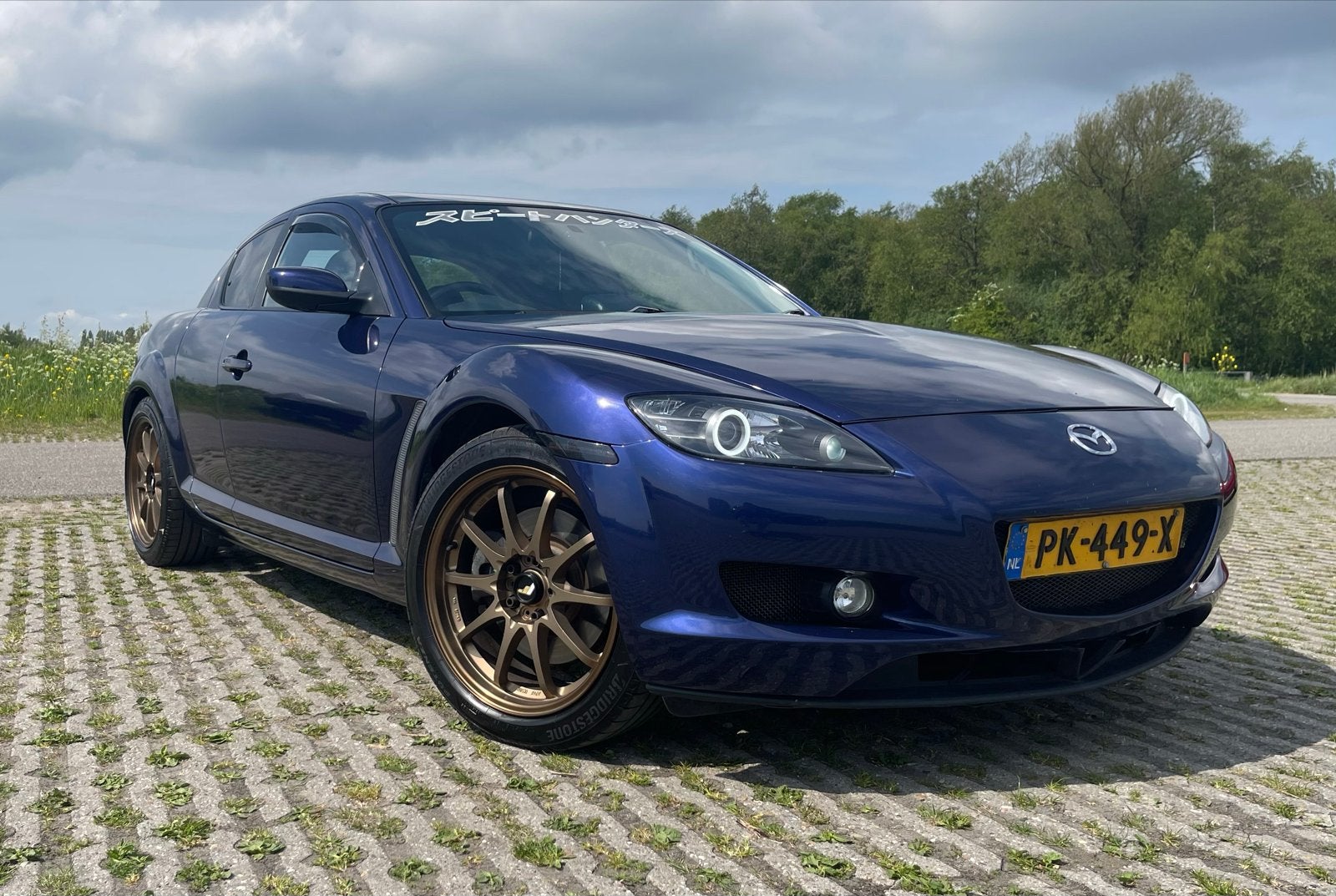 Mazda rx8, Navigatiesysteem, Achterwielaandrijving, Zwart, 1290 kg