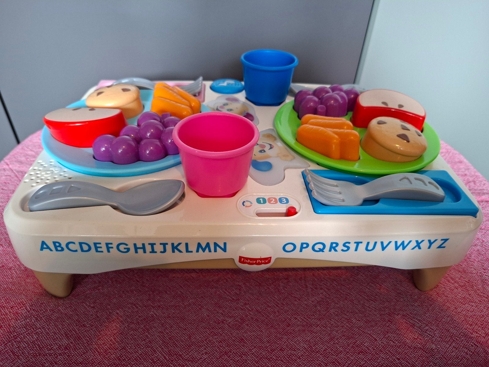 Fisher Price Leerplezier Dek-je-tafeltje, Ophalen, Zo goed als nieuw