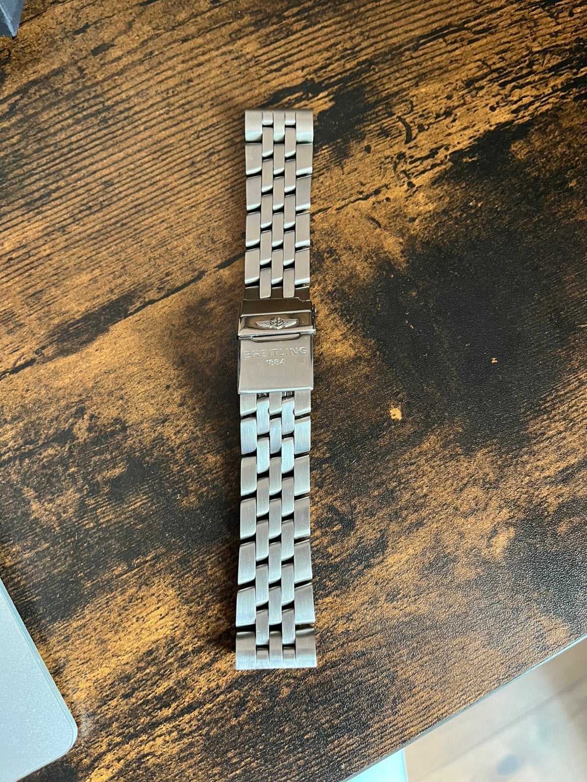 breitling pilot band refnr 372A, Sieraden, Tassen en Uiterlijk, Horloges | Heren, Staal, Staal, Breitling, Polshorloge