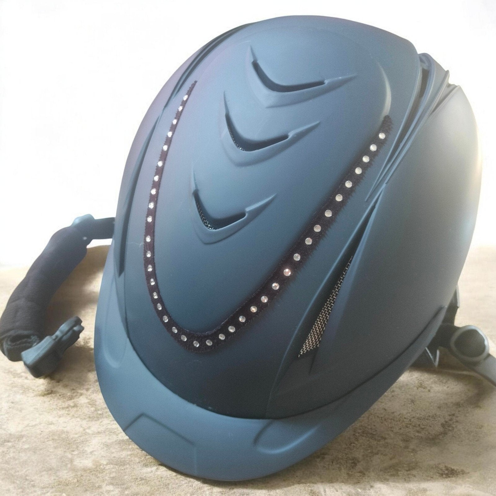 Nieuwe paardrijhelm Chinook Crystal Navy, Harry's Horse, Rijden, Nieuw, Harry's Horse, Paardrijcap