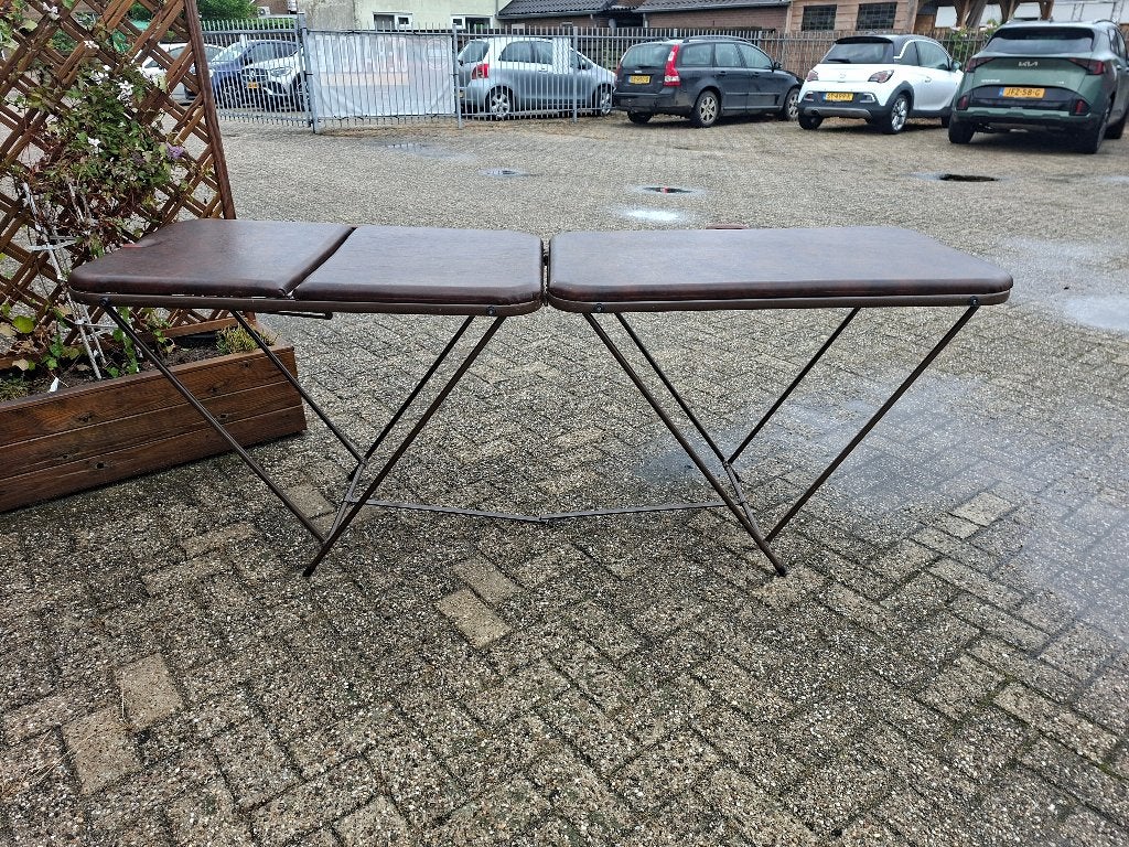 Vintage massagetafel inklapbaar, Ophalen, Gebruikt, Massagetafel